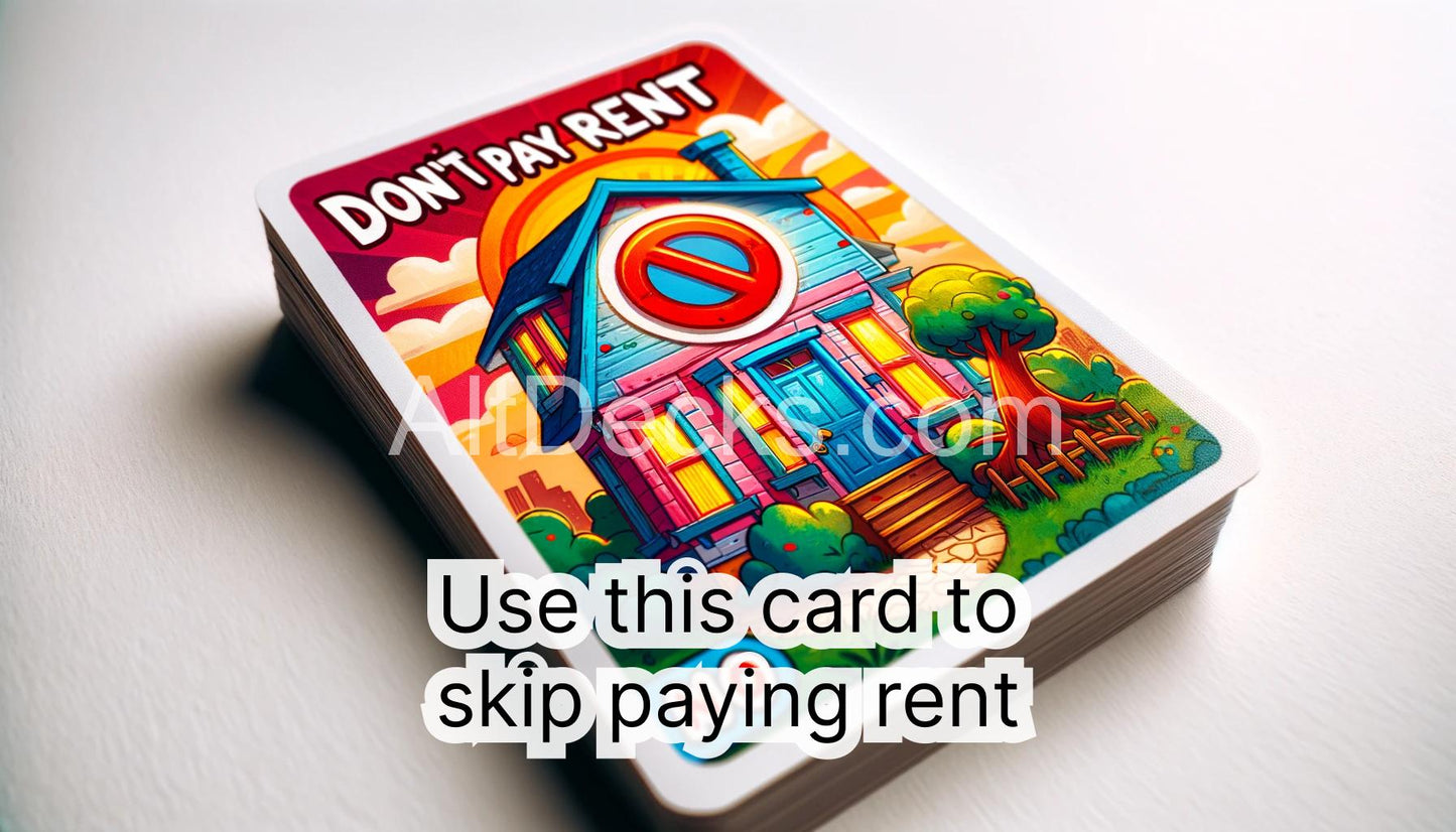Creative Alternative Set of Monopoly Cards